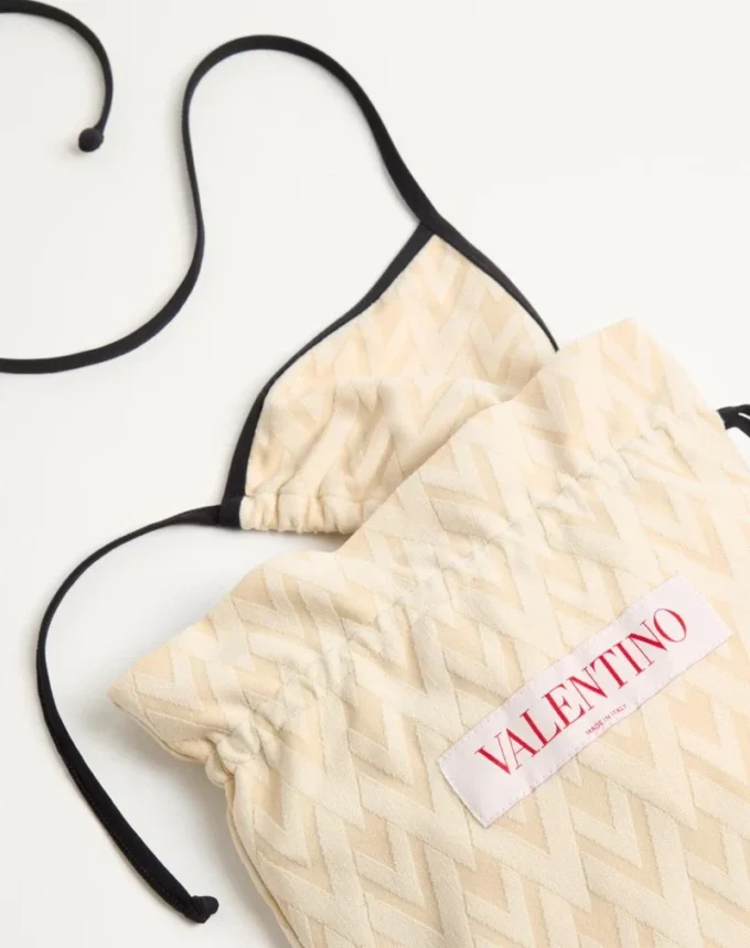 Toute La V Lycra Jacquard Bikini