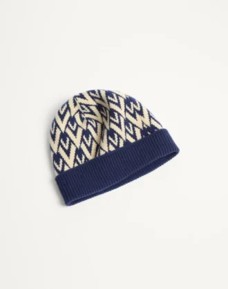 Toute La V Signature Knitted Wool Beanie