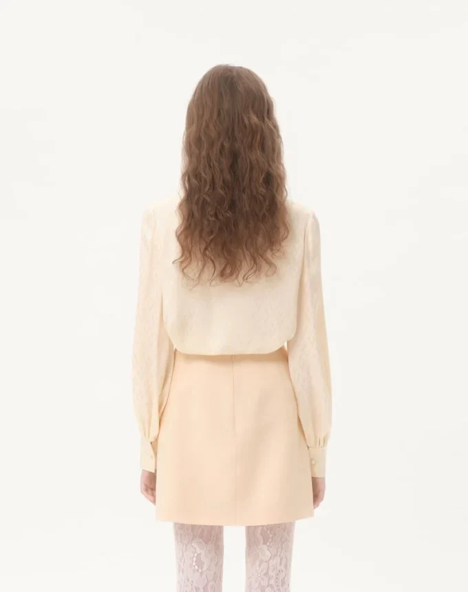 Toute La V Silk Jacquard Shirt