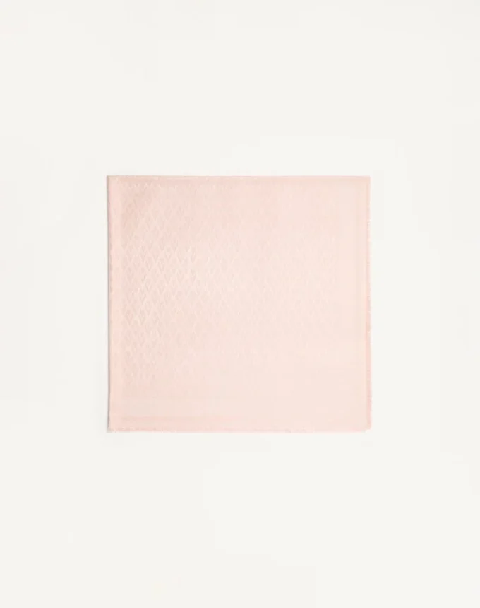 Toute La V Wool And Silk Shawl