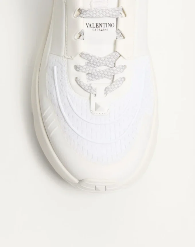 True Act Low Top Sneaker In Mesh And Rubberized Fabric