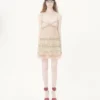 Tulle Illusione Embroidered Short Dress Tulle Illusione Embroidered Short Dress