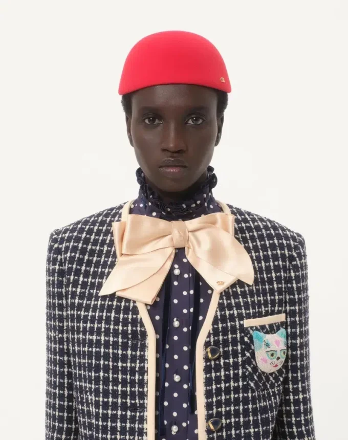 Twill Shirt With Plus De Pois Print