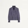 Twill Shirt With Plus De Pois Print