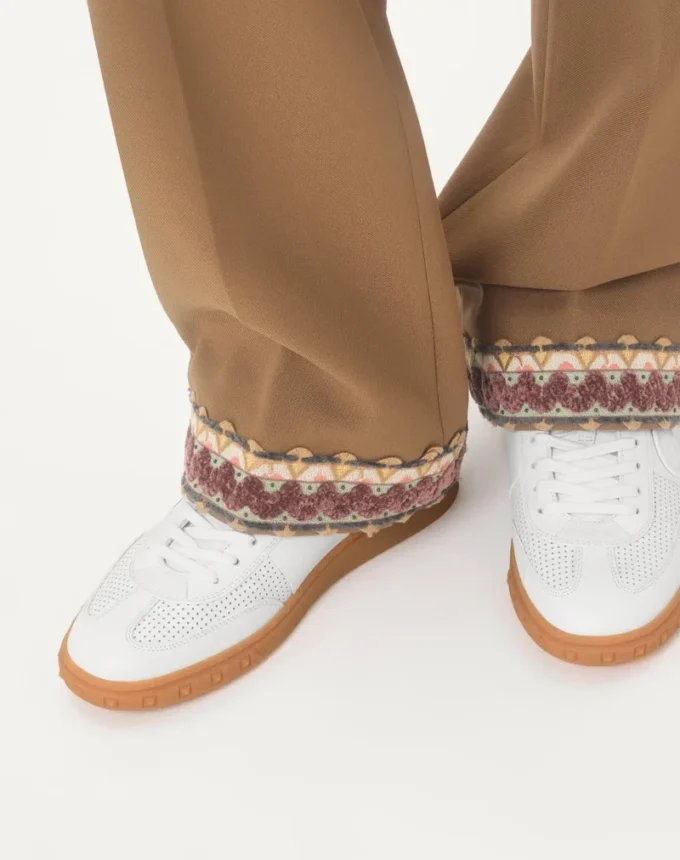 Upvillage Low-Top Sneaker In Perforated Nappa Leather