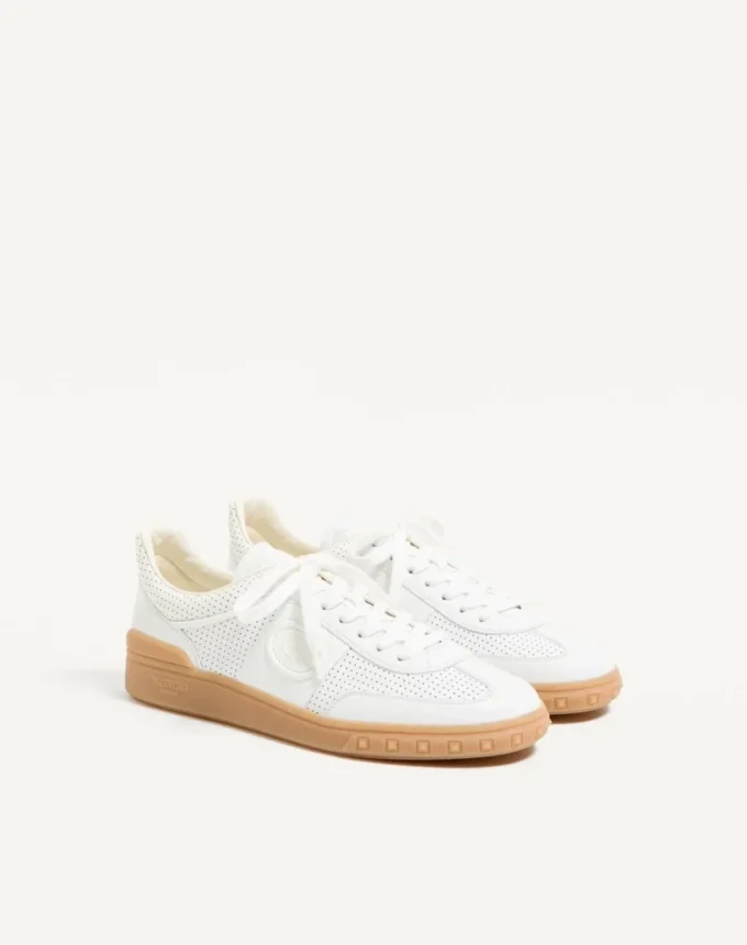 Upvillage Low-Top Sneaker In Perforated Nappa Leather