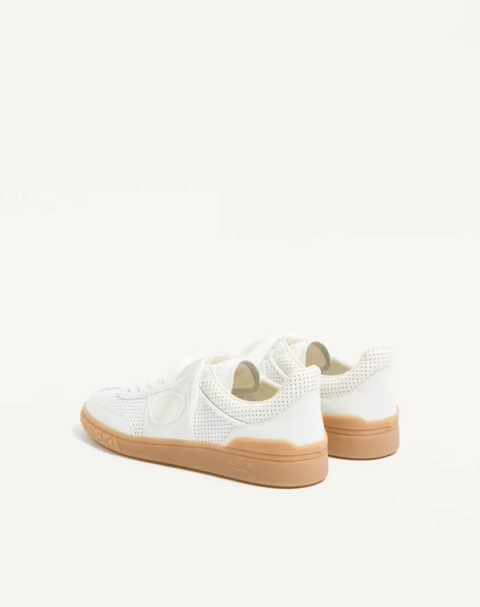 Upvillage Low-Top Sneaker In Perforated Nappa Leather