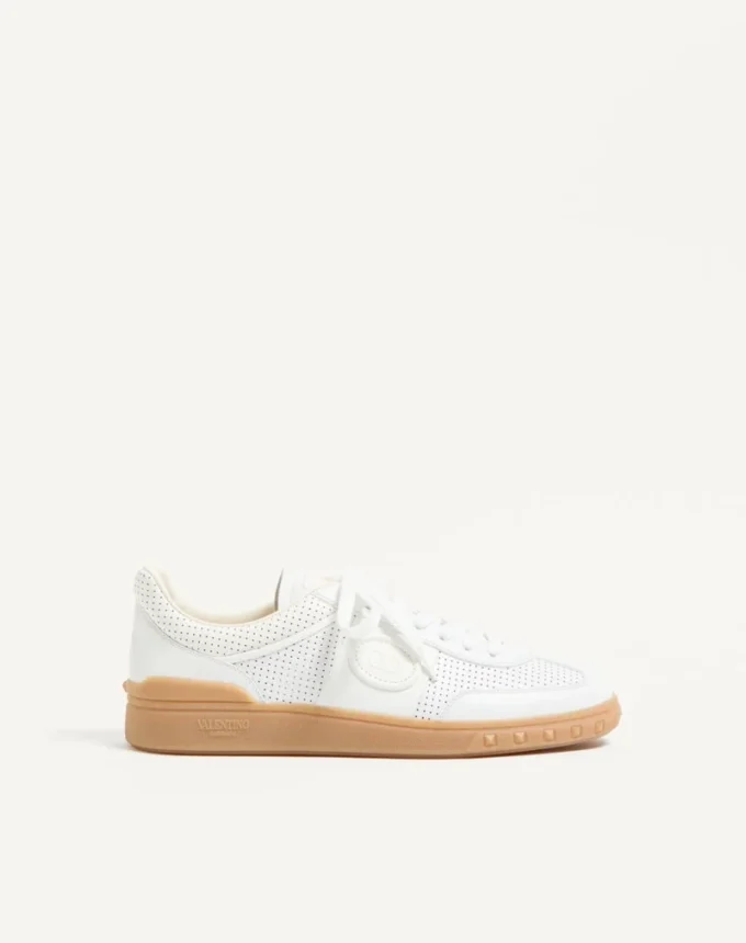 Upvillage Low-Top Sneaker In Perforated Nappa Leather
