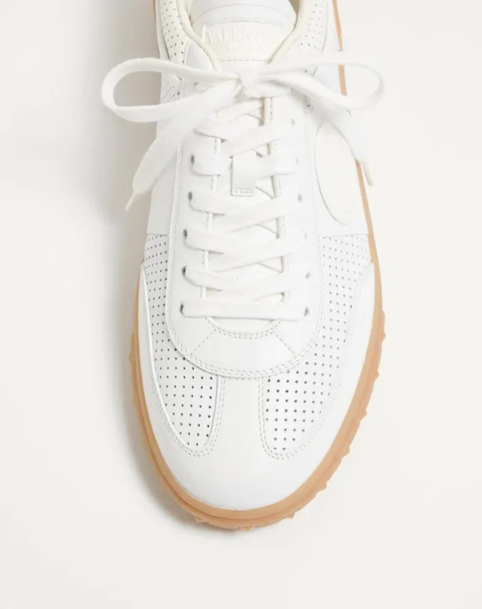 Upvillage Low-Top Sneaker In Perforated Nappa Leather