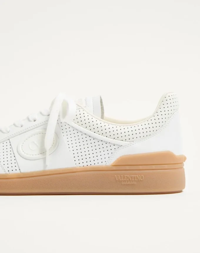 Upvillage Low-Top Sneaker In Perforated Nappa Leather