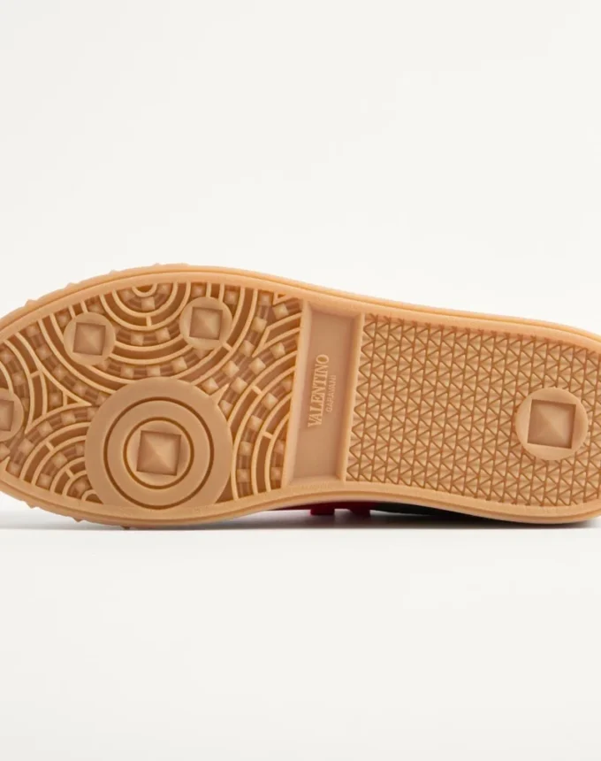 Upvillage Low Top Trainer In Split Leather And Calfskin Nappa Leather Upvillage Low Top Trainer In Split Leather And Calfskin Nappa Leather