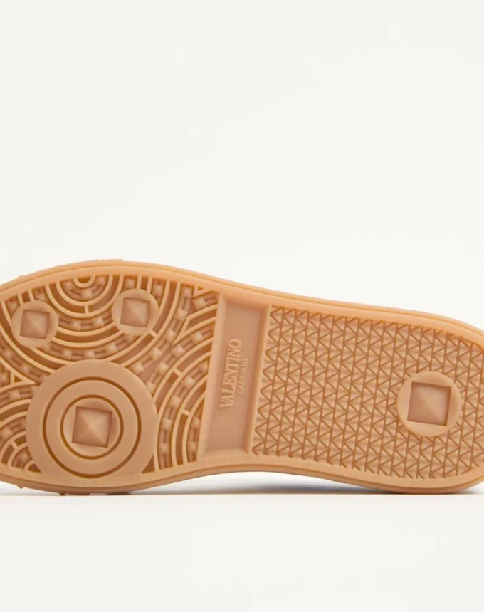 Upvillage Sneaker In Crust Leather With Nappa Calfskin Leather Band