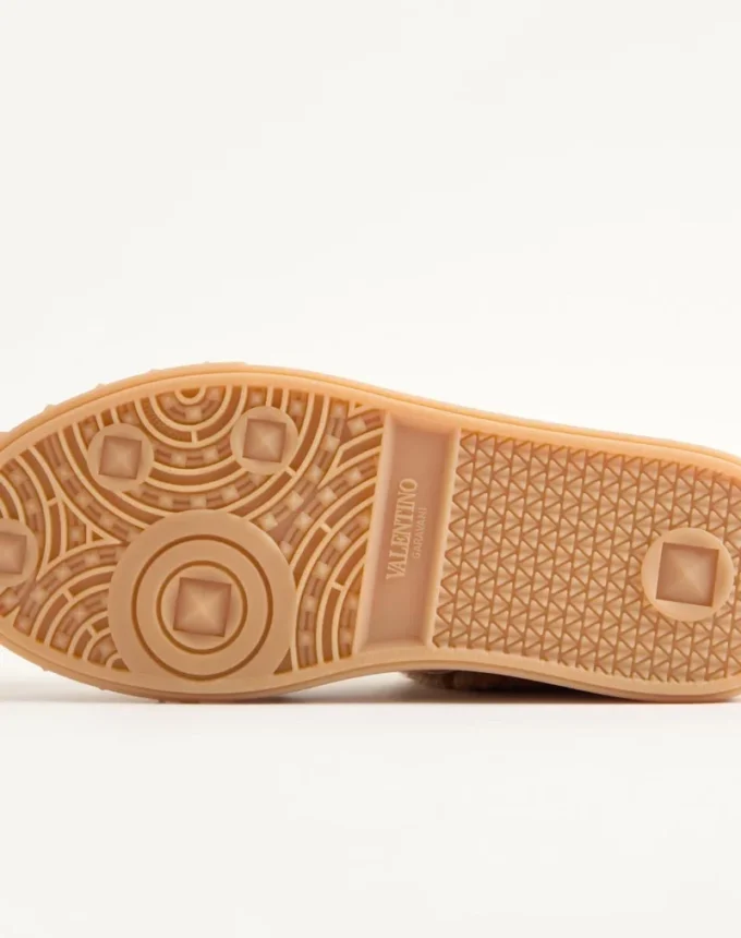 Upvillage Sneaker In Wool And Crust Leather