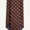 Valentie Jacquard Cotton Tie with Chamber Pattern and VLogo Signature Detail