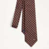 Valentie Jacquard Cotton Tie with Chamber Pattern and VLogo Signature Detail