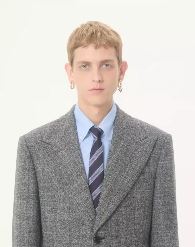 Valentie Jacquard Regimental Silk Tie