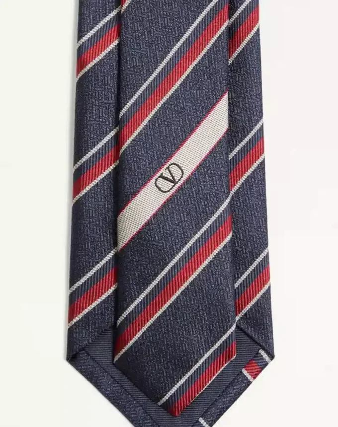 Valentie Jacquard Regimental Silk Tie