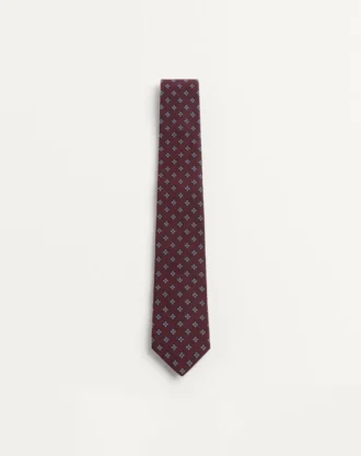 Valentie Micro-Check Silk Tie