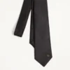 Valentie Silk Tie with VLogo Signature Detail