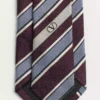 Valentie Striped Silk Tie