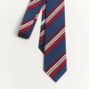 Valentie Striped Silk Tie