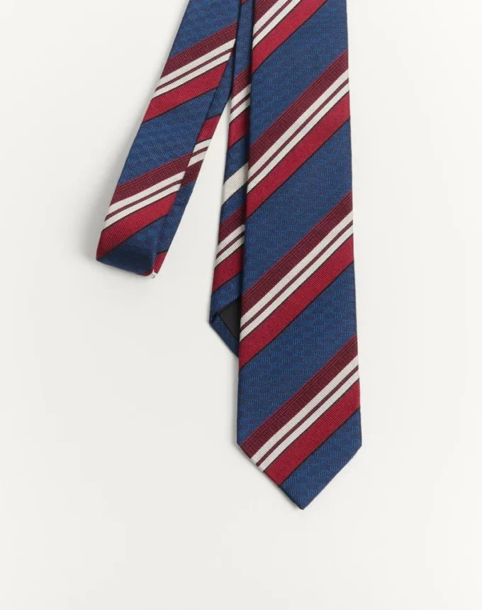 Valentie Striped Silk Tie