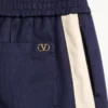 Valentino Acetate Pants with VLogo Patch