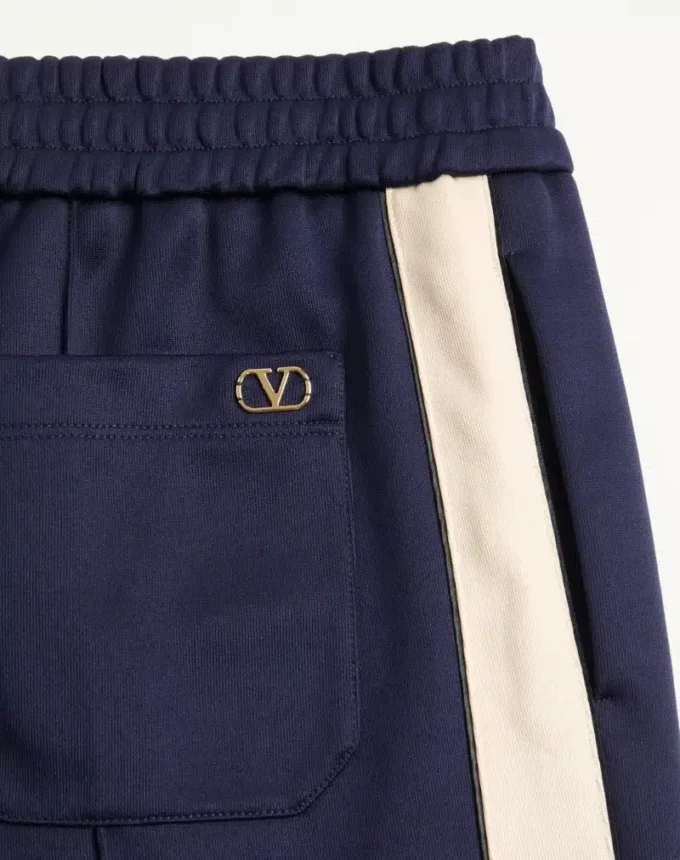 Valentino Acetate Pants with VLogo Patch