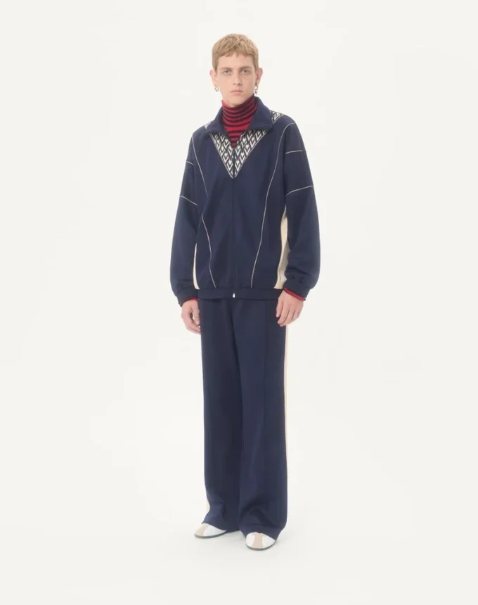 Valentino Acetate Pants with VLogo Patch