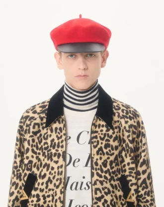 Valentino Bomber Jacket in Wool Drape With VGold on Side Pockets