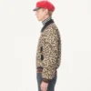 Valentino Bomber Jacket in Wool Drape With VGold on Side Pockets Valentino Bomber Jacket in Wool Drape With VGold on Side Pockets