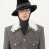 Valentino Boutonné Wool Safari Jacket With Belt