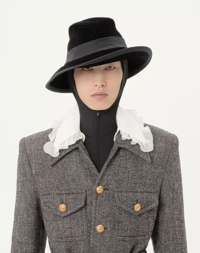 Valentino Boutonné Wool Safari Jacket With Belt