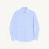Valentino cotton poplin shirt with VLogo embroidery