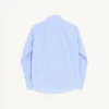 Valentino cotton poplin shirt with VLogo embroidery