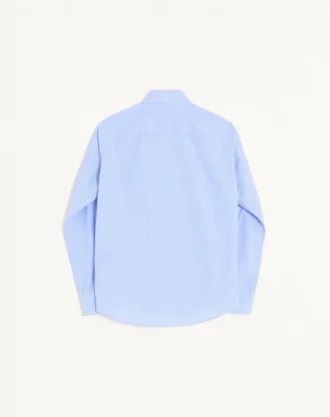 Valentino cotton poplin shirt with VLogo embroidery