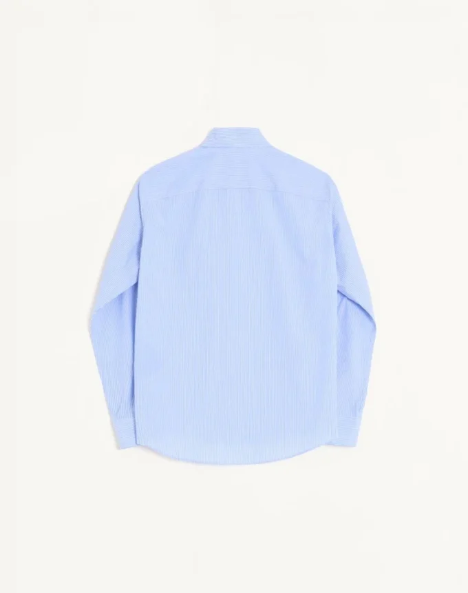 Valentino cotton poplin shirt with VLogo embroidery