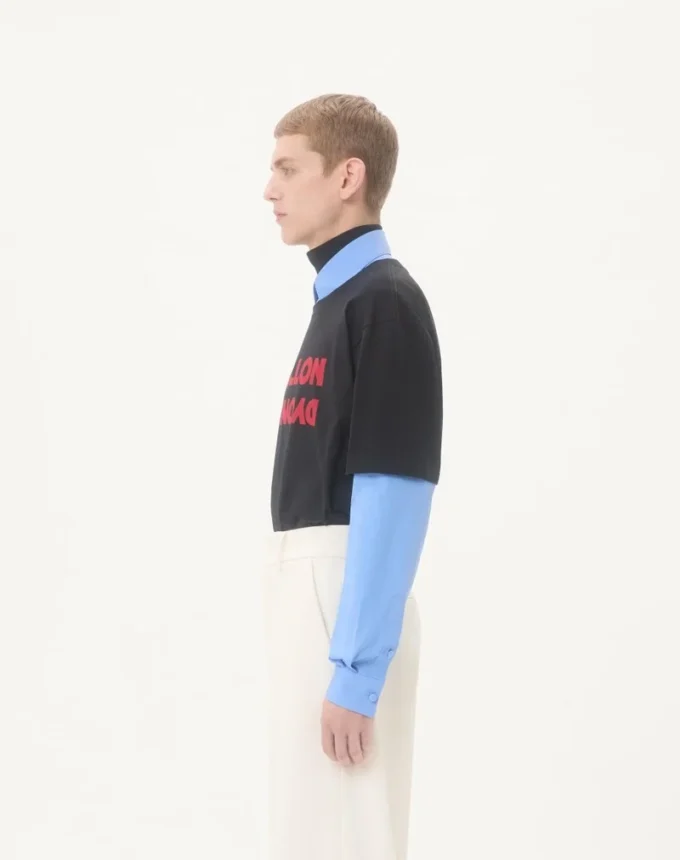 Valentino Cotton T-Shirt With Apollon/Dyonisos Print