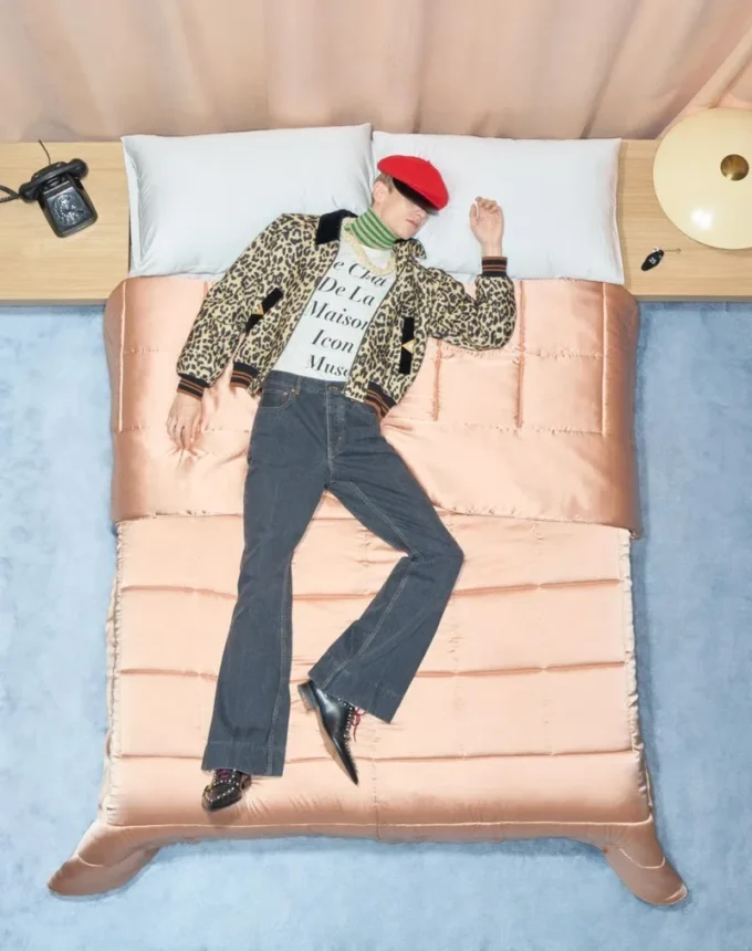 Valentino Cotton T-Shirt with Le Chat De La Maison Icon Muse Anti Hero Print