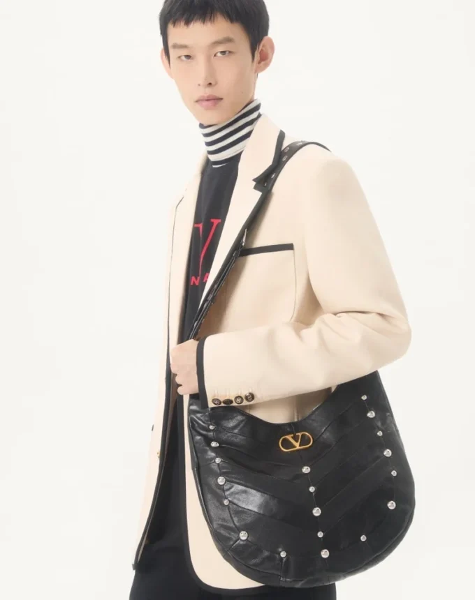 Valentino Cotton T-Shirt with Made In Valentino Print