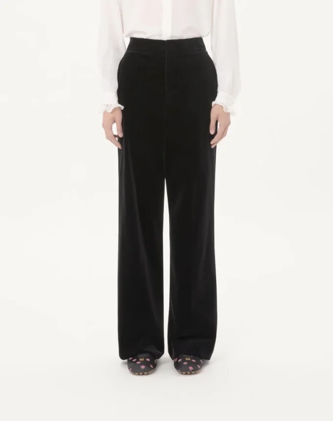 Valentino Cotton Velvet Trousers
