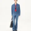 Valentino Denim Jacket with VGold