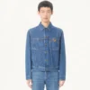 Valentino Denim Jacket with VGold