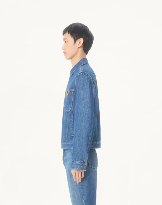 Valentino Denim Jacket with VGold