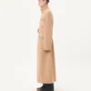 Valentino Double-Breasted Trench Coat In Wool Felt With Ayers Inserts
