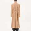 Valentino Double-Breasted Trench Coat In Wool Felt With Ayers Inserts