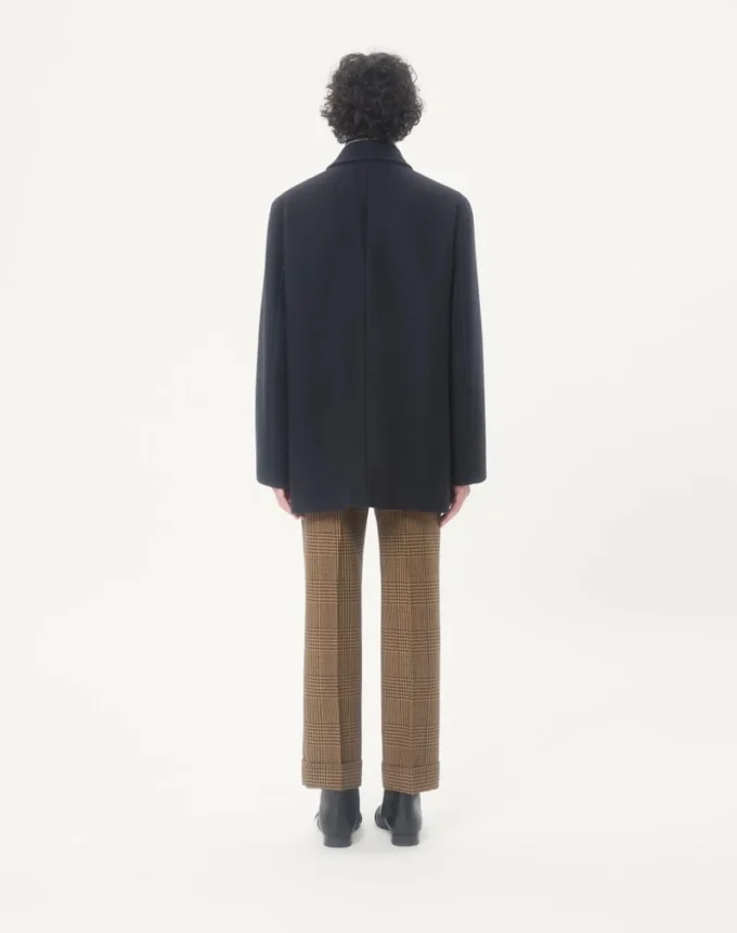 Valentino Double-Breasted Wool Felt Coat Valentino Double-Breasted Wool Felt Coat