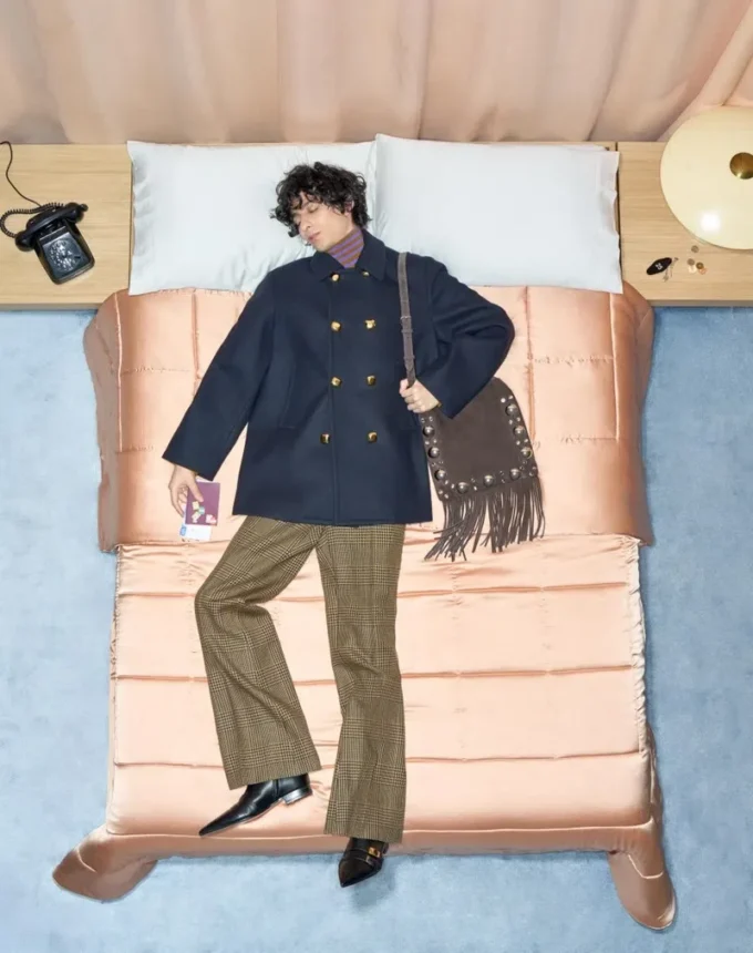 Valentino Double-Breasted Wool Felt Coat Valentino Double-Breasted Wool Felt Coat