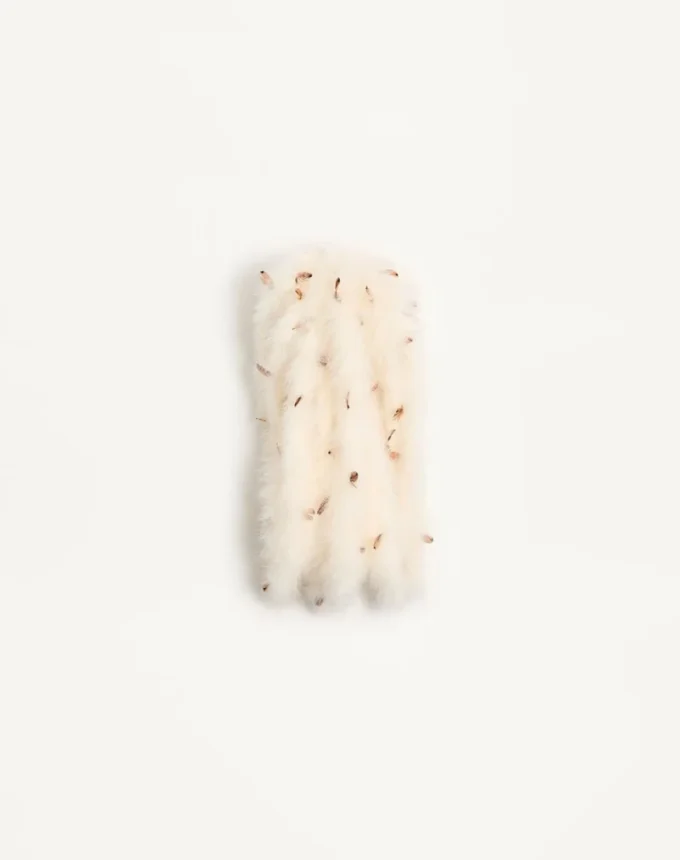 Valentino Feathers Scarf With Turkey And Pheasant Feathers