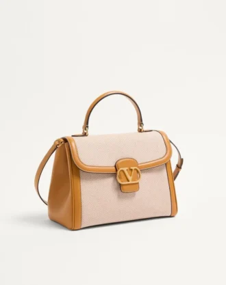 valentino garavani 9to5 canvas handbag 2 330x417 - Valentino Garavani 9To5 Canvas Handbag